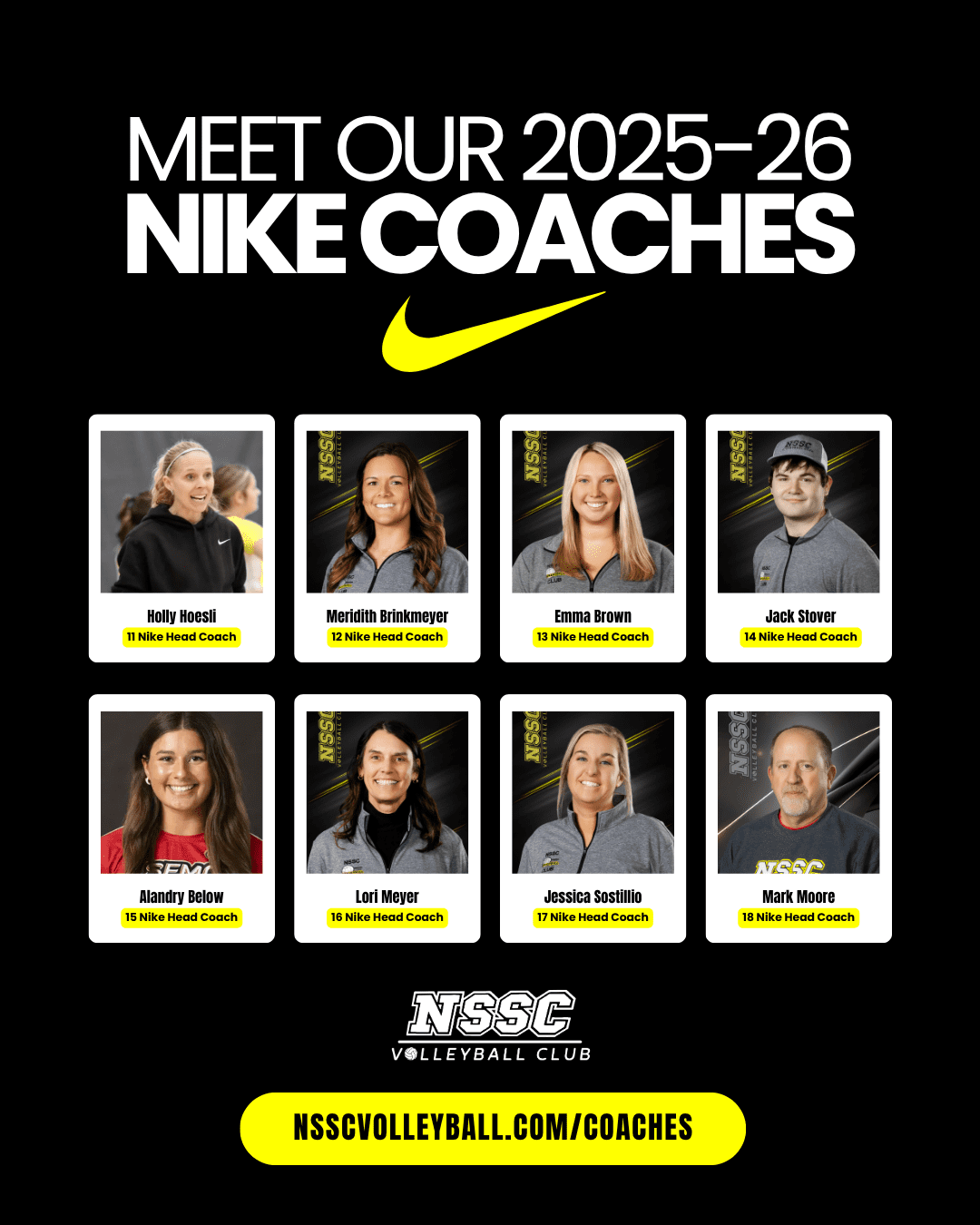 2025-26 Nike Coaches for NSSC Volleyball Club
